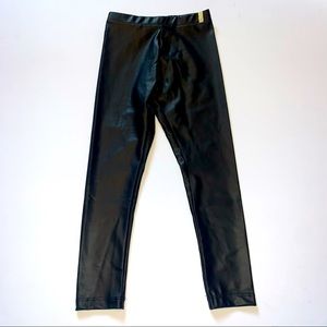 Zara Girls Faux Leather Leggings New without tag.